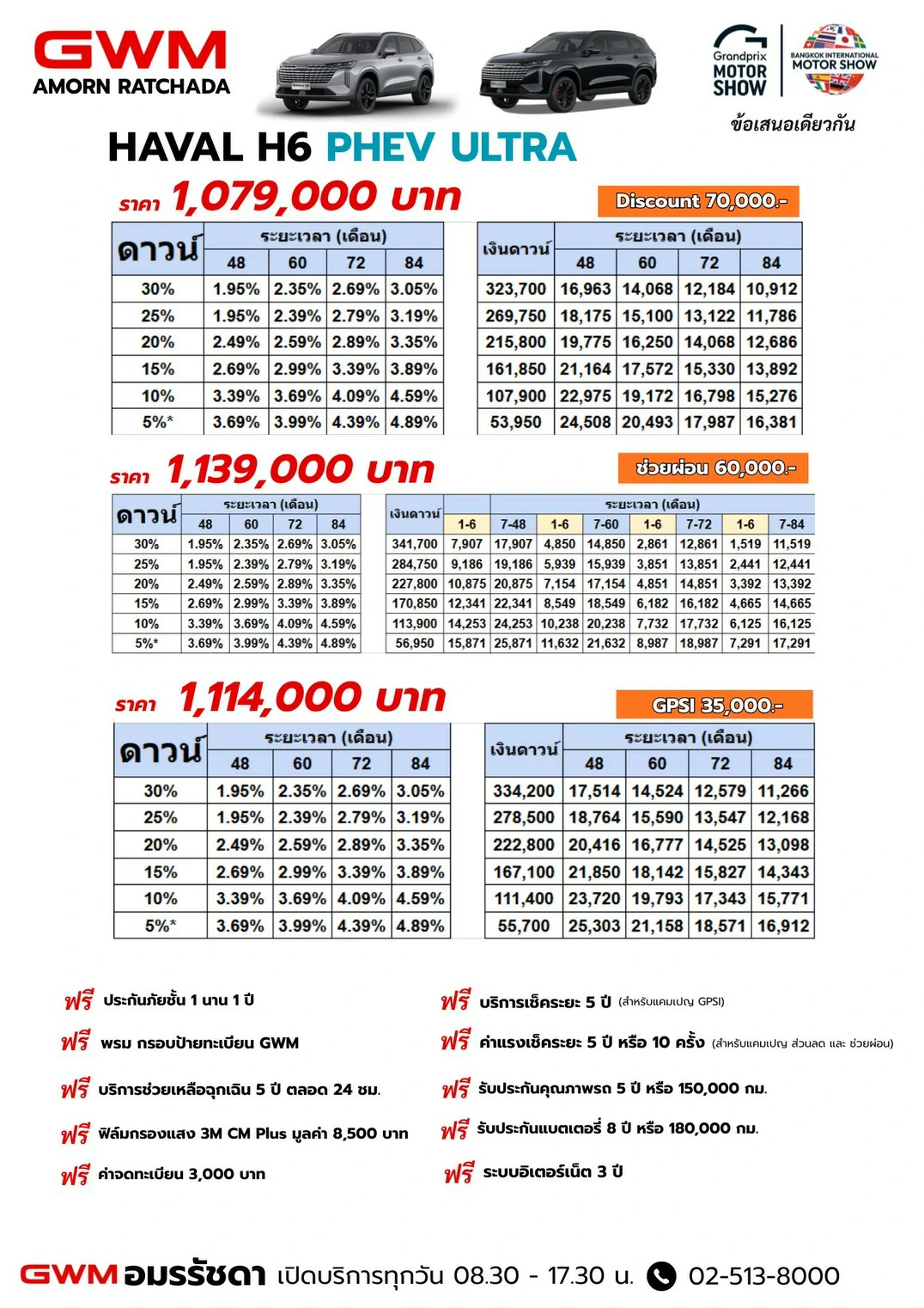 ตารางผ่อนHAVAL